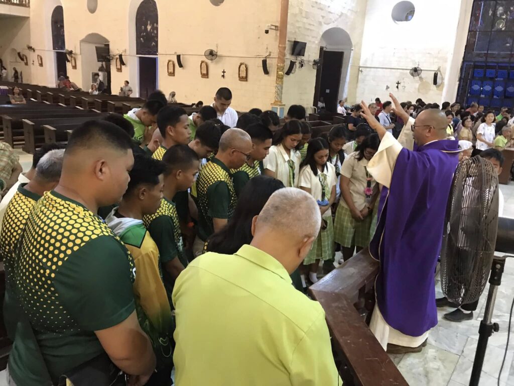 National PRISAA Athletes Seek Blessings for Safe Journey and Victorious Games