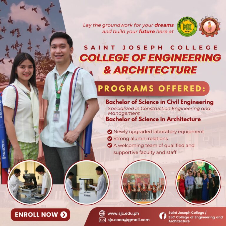 Ready to build your future? Lay the groundwork for your dreams at Saint Joseph College’s College of Engineering & Architecture!