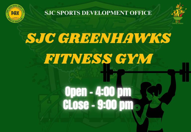 This May 14, 2025 — SJC GREENHAWKS FITNESS GYM IS OFFICIALLY OPEN!