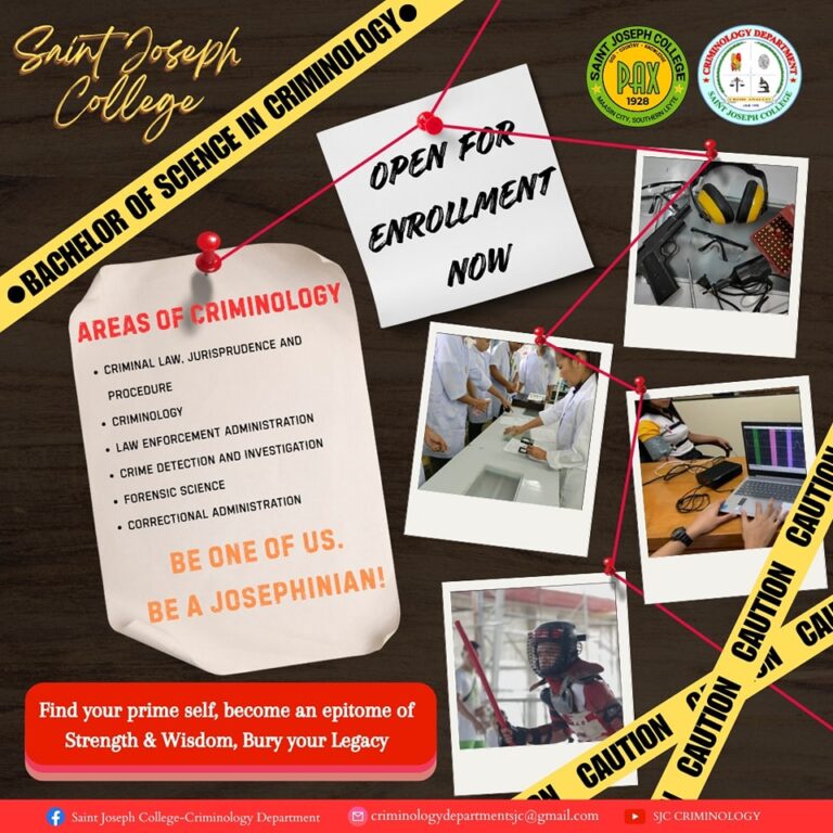 Enrolling in SJC Criminology: