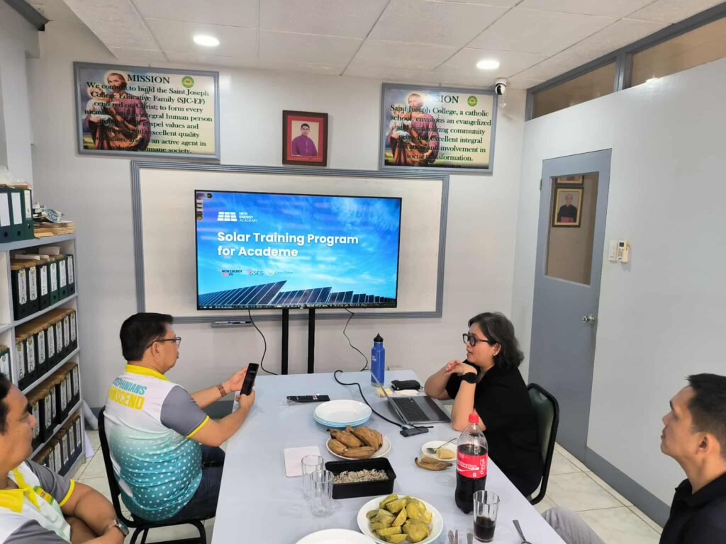 Strategic Partnership Planning Between New Energy Academy and Saint Joseph College Vocational Training Center