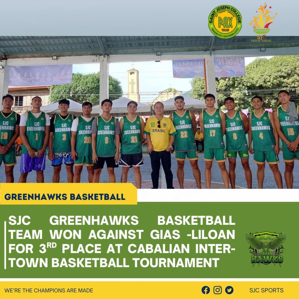 The SJC GreenHawks soared once again as they secured 3rd Place after a hard-fought victory against GIAS–Liloan