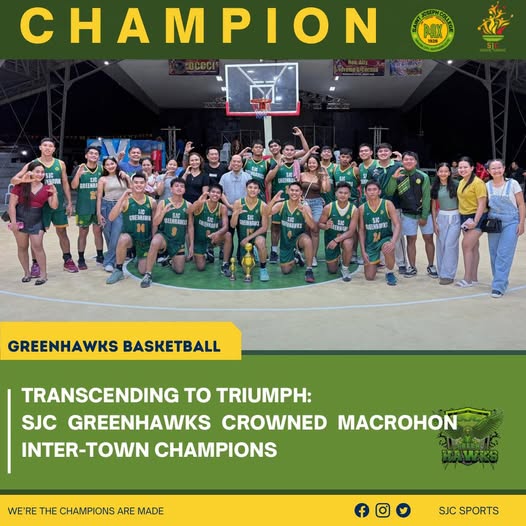 Transcending to Triumph: SJC GreenHawks Crowned Macrohon Inter-Town Champions