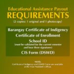 NOTICE TO ALL CONCERNED | In response to the Educational Assistance Requirements, please be informed of the following