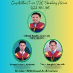 SJC Elementary Alumni Shine in the October 2025 Naval Architecture Licensure Examination