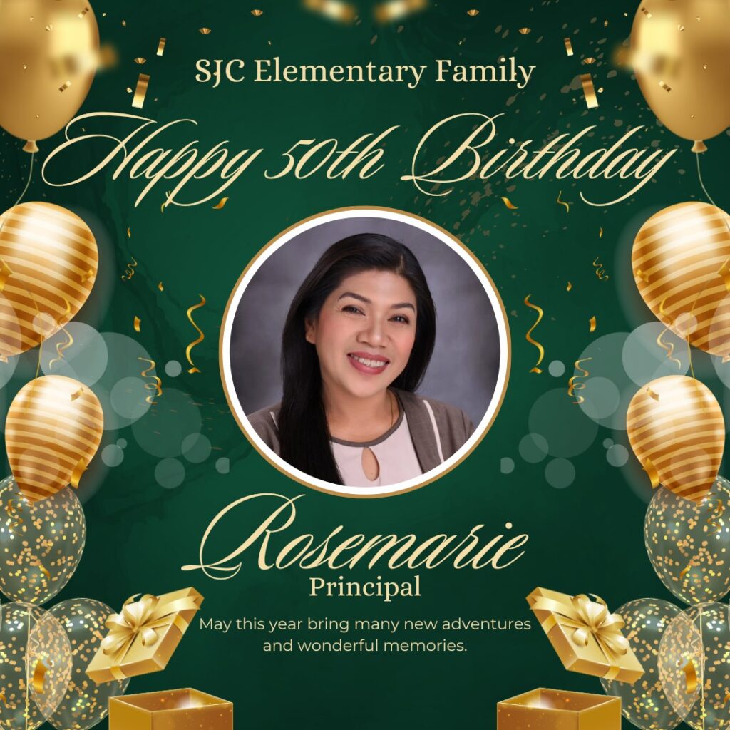 Today, we joyfully celebrate the birthday of our beloved School Principal