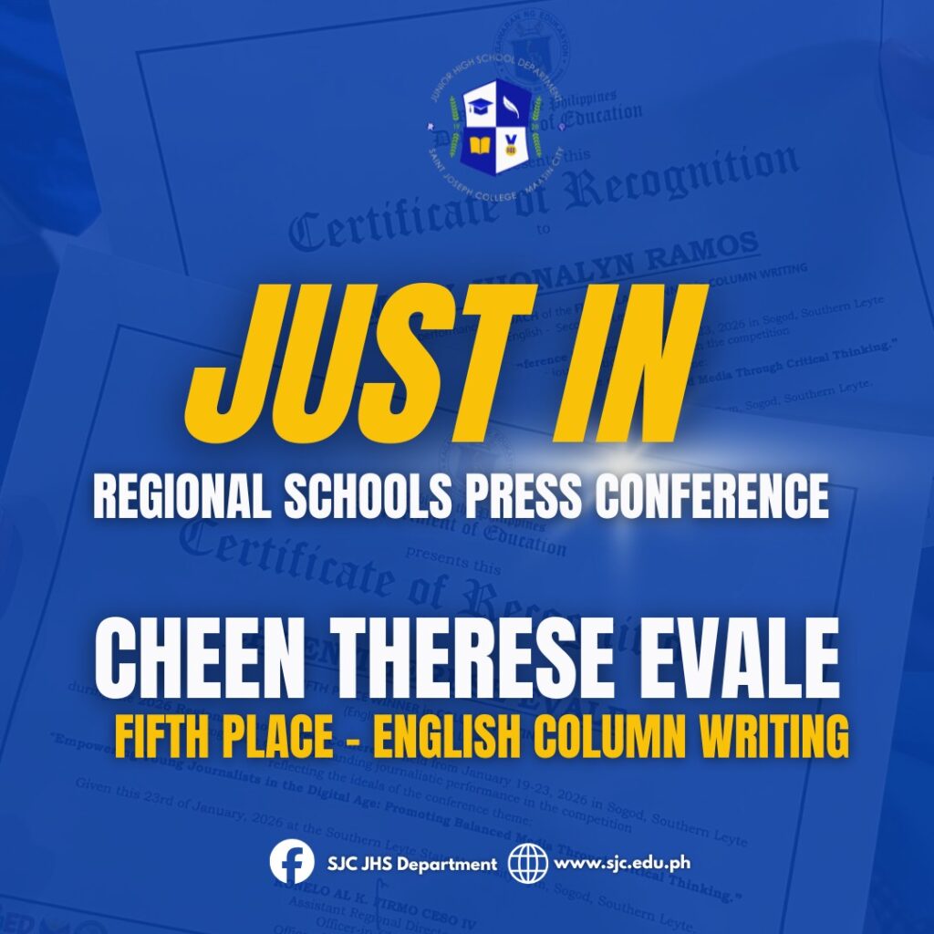 𝐒𝐉𝐂 𝐒𝐭𝐮𝐝𝐞𝐧𝐭 𝐑𝐚𝐧𝐤𝐬 𝟓𝐭𝐡 𝐢𝐧 𝐄𝐧𝐠𝐥𝐢𝐬𝐡 𝐂𝐨𝐥𝐮𝐦𝐧 𝐖𝐫𝐢𝐭𝐢𝐧𝐠 𝐚𝐭 𝐑𝐒𝐏𝐂 𝟐𝟎𝟐𝟔