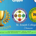 The Saint Joseph College – Senior High School Department proudly congratulates 𝐀𝐥𝐞𝐜𝐳𝐚 𝐉𝐨𝐲𝐜𝐞 𝐌𝐞𝐣𝐚𝐫𝐞𝐬 and 𝐉𝐨𝐬𝐡 𝐍𝐚𝐭𝐡𝐚𝐧 𝐉𝐮𝐝𝐢𝐥𝐥𝐚 for their outstanding victory in the 𝐐𝐮𝐢𝐩𝐩𝐞𝐫 𝐈𝐧𝐭𝐞𝐫𝐬𝐜𝐡𝐨𝐨𝐥 𝐐𝐮𝐢𝐳 𝐁𝐞𝐞 – 𝐒𝐇𝐒 𝐂𝐚𝐭𝐞𝐠𝐨𝐫𝐲 (𝐄𝐚𝐬𝐭𝐞𝐫𝐧 𝐕𝐢𝐬𝐚𝐲𝐚𝐬) held last January 20, 2026. Their dedication, teamwork, and academic excellence truly brought pride to the school.