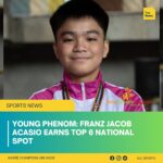 Young Phenom: Franz Jacob Acasio Earns Top 6 National Spot